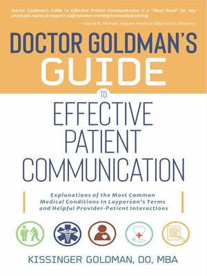 cover image of Dr. Goldman's Guide to Effective Patient Communication